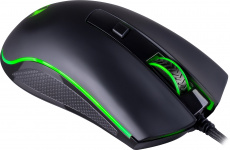 Мышь Redragon CYPHER (USB, optical, 12800dpi, игровая, RGB подсветка, редактор макросов, soft-touch, 1.8m, black)