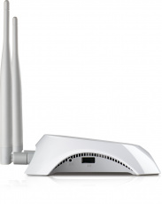Роутер TP-LINK TL-MR3420 (300Mbps, 2.4GHz, 4 ports, 100Mbps,  2 внешние съёмные антенны 3dBi, USB, 3G/4G, white)