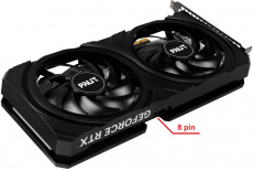 Видеокарта Palit GF RTX4060 Infinity 2 OC 8Gb (NE64060S19P1-1070L, 128bit, GDDR6, HDMI+3xDP) RTL