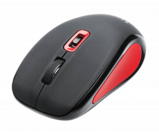 Мышь беспроводная Oklick 425MW (optical, 1600dpi, 2*AA, black-red)