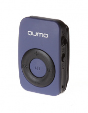 Плеер Flash QUMO Active (microSD до 32Gb, MP3, 90mAh, dark blue)