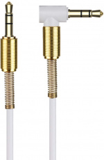 Кабель аудио 3.5mm Jack (m) - 3.5mm Jack (m) 1.0m (FAC01-04, white) FUMIKO