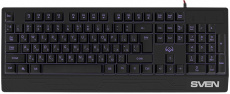 Клавиатура Sven KB-G8300 (USB, регулируемая подсветка, игровая, мультимедийная, black)