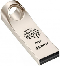 Флеш накопитель USB 2.0 4Gb FUMIKO SYDNEY (FSY-01, 30/19MB/s, silver)