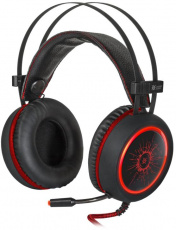 Наушники Defender DeadFire G-530D (полноразмерные закрытые, c микрофоном, игровые, 2.2m, промо-код "Crossout", black-red)