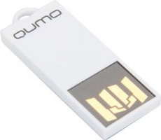 Флеш накопитель USB 2.0 64Gb QUMO, Sticker white