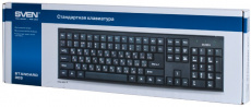 Клавиатура Sven Standard 303 POWER USB+PS/2 (USB - PS/2, 1.5m, black)