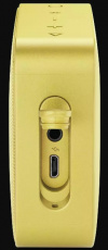 Колонка JBL GO 2 (3W, портативная, аккумулятор 730mAh, до 5ч, Bluetooth v.4.1, микрофон, громкая связь, AUX, защита от воды, lemonade yellow)