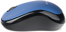 Мышь беспроводная Gembird MUSW-265 (optical, 1000dpi, 2xAAA, black-blue)