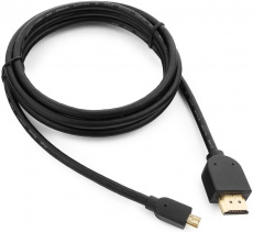 Кабель HDMI (m) - MicroHDMI (m) 1.8m (CC-HDMID-6, 4K, ver.2.0, с позолоченными контактами, экранированный, black) Cablexpert