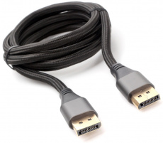 Кабель DisplayPort (m) - DisplayPort (m) 1.8m (CC-DP8K-6, 8K, ver.1.4, с позолоченными контактами, экранированный, black) Cablexpert