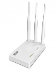 Роутер NETIS WF2409E (300Mbps, 2.4GHz, 4 ports, 100Mbps, 3 внешние несъёмные антенны 5dBi, white)