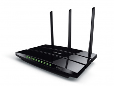 Роутер TP-LINK TL-WR942N (450Mbps, 2.4GHz, 4 ports, 100Mbps, 3 внешние несъёмные антенны 5dBi, 2xUSB, USB Printer/FTP Server/4G/LTE, black)