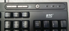 Клавиатура BTC 5109 (USB, мультимедийная, 1.5m, black)
