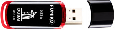 Флеш накопитель USB 2.0 8Gb FUMIKO DUBAI (FDI-02, black)