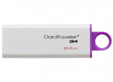 Флеш накопитель USB 3.1 64Gb Kingston DT G4 (DTIG4/64GB, white)