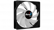Вентилятор AeroCool Frost 12 PWM (120x120x25mm, Sleeve, 500-1500rpm, 24dBa, 4pin, PWM, RGB fixed LED, black-white) RTL