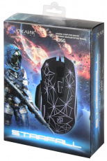 Мышь Oklick STARFALL 935G (USB, optical, 3200dpi, игровая, black)