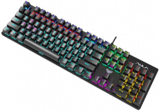 Клавиатура AULA S2022 (USB, механическая, подсветка, игровая, black)