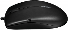 Мышь A4Tech OP-530NUS (USB, optical, 1200dpi, бесшумный клик, 1.5m, black)