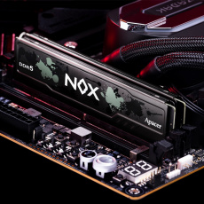 Память DDR5 16Gb, 5600MHz, Apacer Nox (AH5U16G56C522MBAA-1, black)