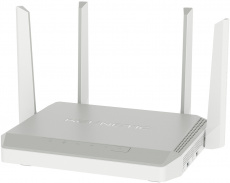 Роутер Keenetic Giant (KN-2610) (1267Mbps, 2.4/5GHz, 9 ports, 1000Mbps, 4 внешние съёмные антенны 5dBi, SFP 1000Mbps, USB 3.0, USB Printer/FTP Server/3G/4G, white-grey)