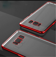 Чехол клип-кейс 163776 (для Samsung Galaxy A6 Plus (2018), silicone, red)