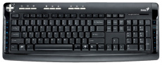 Клавиатура Genius KB350e (USB, мультимедийная, влагоустойчивая, black)