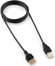 Кабель USB 2.0 Am - Af удлинительный 1.8m (CC-USB2-AMAF-6B-N, медь, black) Cablexpert