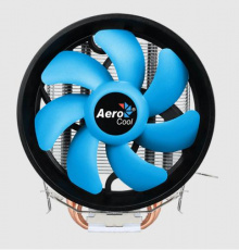Вентилятор AeroCool Verkho 2 Plus (1150/1151/1155/1156/1200/775/AM2/AM3/AM4/FM1/FM2, 120mm, Al, 1000-2000rpm, 18-27dBa, две тепловые трубки, 4pin, PWM, 115W) RTL