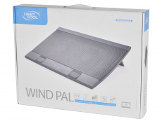 Подставка для ноутбука DEEPCOOL WIND PAL (17", 2x140mm Fan, 3xUSB, black)