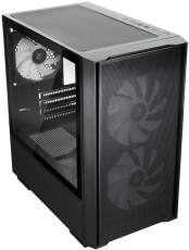 Корпус XASTRA A400M 3FRGB (без БП, mATX, USB3.0, 3x rainbow LED Fan, black)
