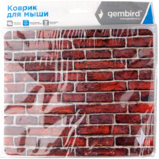 Коврик для мыши Gembird (MP-BRICKS, тканевый на резиновой основе, 220x180x1mm)