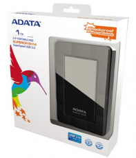 Внешний HDD 2,5" 1.0Tb ADATA (ASH14-1TU3-CBK, USB 3.0, black)