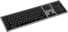 Клавиатура беспроводная Oklick 890S (USB, мультимедийная, grey)
