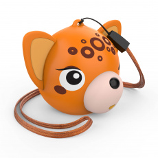 Колонка Hiper ZOO Music Leo (H-OM4) (2W, портативная, аккумулятор 300mAh, Bluetooth v.5.0, до 4х часов работы, кнопка для селфи, леопард)