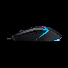 Мышь A4Tech Bloody W60 Max (USB, optical, 10000dpi, игровая, RGB подсветка, stone black)