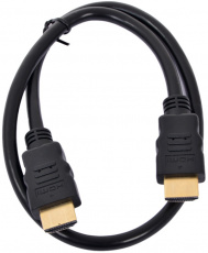 Кабель HDMI (m) - HDMI (m) 0.5m (CC-HDMI4-0.5M, 4K, ver.2.0, с позолоченными контактами, экранированный, black) Cablexpert