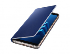 Чехол клип-кейс Samsung EF-FA730PLEGRU (для Samsung Galaxy A8+, neon, blue)