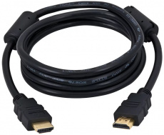 Кабель HDMI (m) - HDMI (m) 7.5m (CCF2-HDMI4-7.5M, 4K, ver.2.0, медь, 2 ферритовых фильтра, с позолоченными контактами, экранированный, black) Cablexpert