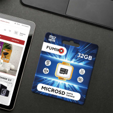 Карта памяти SDmicro Card 32Gb FUMIKO (FMD-15, Class 10, UHS-I, до 104MB/s, без адаптера)