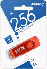 Флеш накопитель USB 3.1 256Gb Smartbuy Twist (SB256GB3TWR, 30/20MB/s, red)