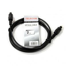 Кабель аудио оптический Toslink (m-m) 2m (TOC2020, black) Telecom