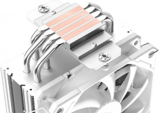 Вентилятор ID-Cooling SE-224-XTS WHITE (1150/1151/1155/1200/1700/AM4/AM5, 120mm, Al, Hydro, 600-1500rpm, 29dBa, 4 тепловые трубки, DTH, 4pin, PWM, 145W, white LED) RTL