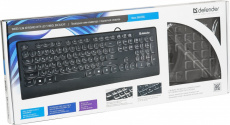 Клавиатура Defender Nova SM-690L (USB, подсветка клавиш и символов, black)