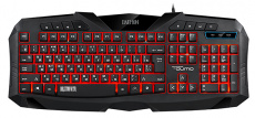 Клавиатура QUMO Daemon K40 (USB, регулируемая подсветка, игровая, black)