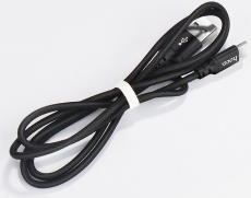 Кабель USB 2.0 Am - Type-C 1.0m (X14 Times Speed, 3A, нейлоновая оплётка, black) hoco