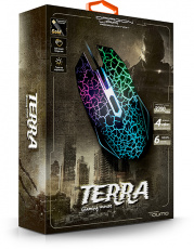 Мышь QUMO Dragon War Terra (USB, optical, 3200dpi, игровая, black)