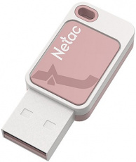 Флеш накопитель USB 2.0 8Gb Netac UA31 (NT03UA31N-008G-20PK, white-pink)