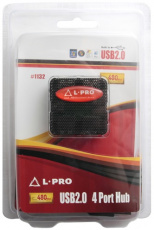 USB 2.0 HUB L-PRO #1132 (4 порта, black)